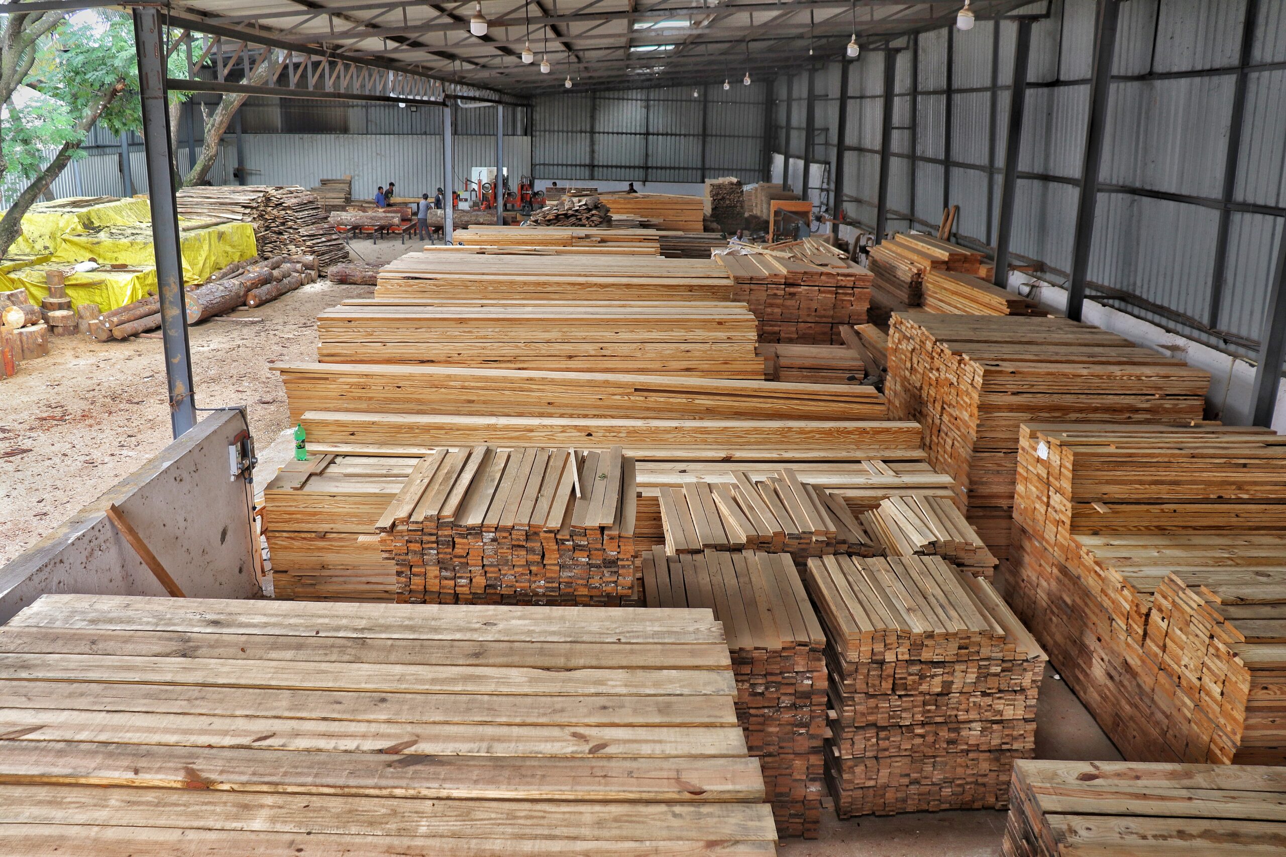 wood stacks
